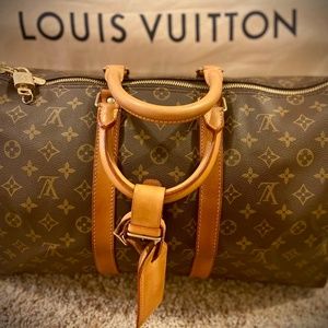 BRAND NEW Louis Vuitton Keepall 45 w/ accessories